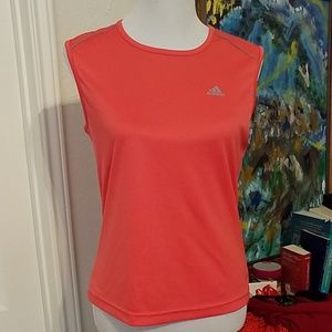 Adidas workout top Orangy
